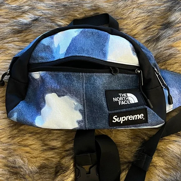 Supreme the northface denim back pack Supreme North Face Denim
